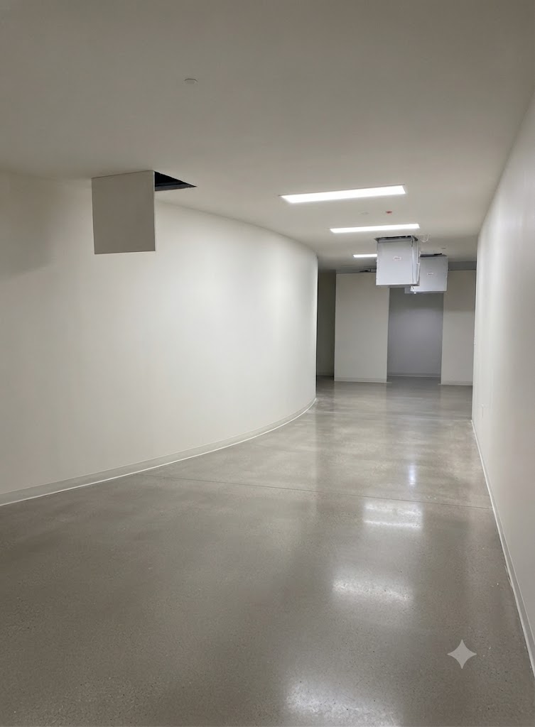 Wall with joint compound applied before painting